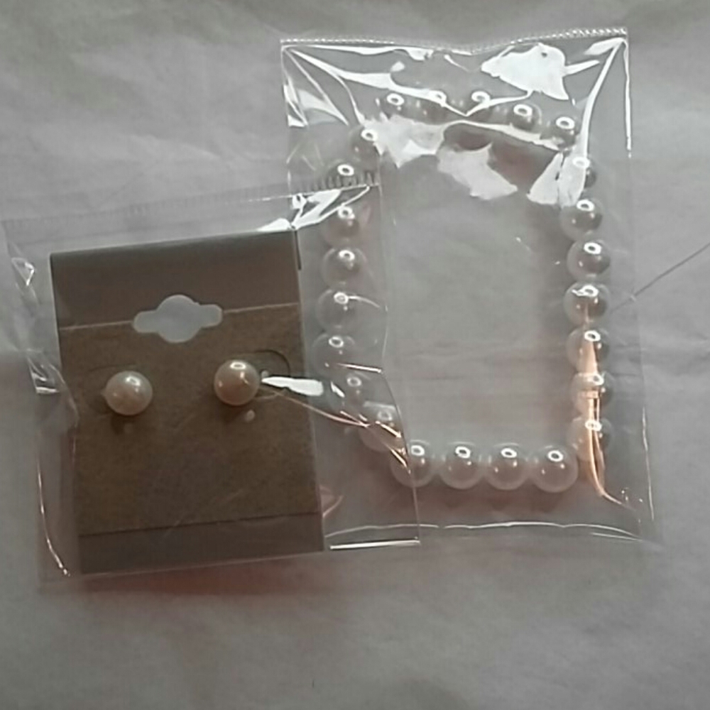 Pearl and Bracelet  Set